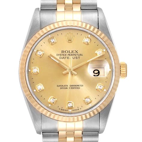 rolex 16233 diamond|rolex datejust 16233 day night.